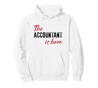 Il contabile è Qui - Divertente Felpa con Cappuccio