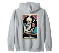 Il contabile Tarocchi Carta Contabilità Divertente Contabilità Cpa Contabile Felpa con Cappuccio