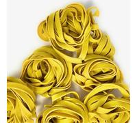 Il Contadino - Antichi Sapori | TAGLIATELLE ALLA CURCUMA | Tagliatelle Rustiche con Curcuma e Pepe, Trafilata al Bronzo, con Farina macinata a Pietra (Tagliatelle alla Curcuma, 300g)