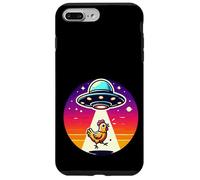 Il contadino di pollo ha rapito il rapimento spaziale alieno di veicoli spaziali Custodia per iPhone 7 Plus/8 Plus