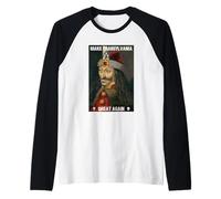 Il Conte Vlad Tepes Rende la Transilvania di Nuovo Grande Dracula Maglia con Maniche Raglan