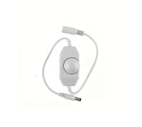 Il controller dimmer LED con manopola continua DC 12V 24V è adatto for il della barra luminosa monocolore 3528 5050 for regolare la luminosità(White)