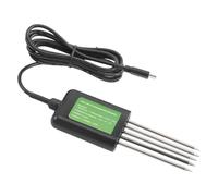 Il controllore LCD del suolo della caratteristica multipla rileva simultaneamente l'apparecchiatura di collaudo agricola del suolo della salinità della luce solare della temperatura di densità