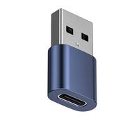 Il convertitore porta USB C in metallo supporta il trasferimento dati di ricarica veloce tra dispositivi con oltre 10000 cicli di durata tipo C femmina a USB maschio