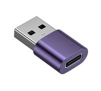 Il convertitore porta USB C in metallo supporta il trasferimento dati di ricarica veloce tra dispositivi con oltre 10000 cicli di durata tipo C femmina a USB maschio