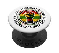 Il coraggio è il potere del cervello da superare PopSockets PopGrip Adesivo