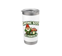Il corpo dello gnomo è perfetto divertente simpatico regalo da giardino Bicchiere termico in acciaio inox doppia parete
