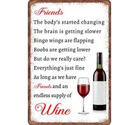 Il corpo ha iniziato a cambiare, il cervello sta diventando più lento. Cartelli in alluminio per vino, divertenti cartelli in latta, poster in metallo, regalo per casa, bar, decorazione da parete, ac