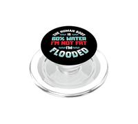 Il corpo umano è per il 60% di acqua Non sono inondato di grasso PopSockets PopGrip per MagSafe