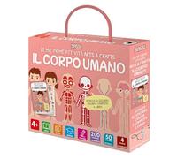 Il corpo umano. Le mie prime attività arts & crafts. Ediz. illustrata. Con 50 stickers. Con 200 traferibili