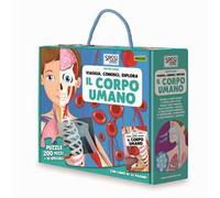 Il corpo umano. Viaggia, conosci, esplora. Ediz. a colori. Con puzzle