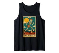 Il Corridore Scheletro Tarocco Carte Jogging Canotta