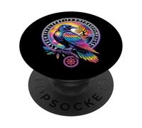 Il corvo di Odino Northman Valhalla Mitologia norrena vichingo PopSockets PopGrip Adesivo