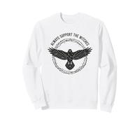 Il Corvo sostiene Sempre Le Streghe Streghe Corvo Gotico Occulto Felpa