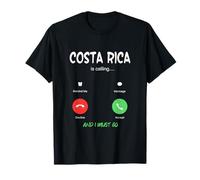 Il Costa Rica Chiama E Devo Andare in Viaggio Maglietta