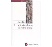 Il costituzionalismo di Roma antica - Pani Mario