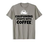 Il Coupon Inizia con Il caffè Maglietta
