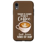 Il credente oggi sarà un caffè e Gesù tipo giorno Custodia per iPhone XR