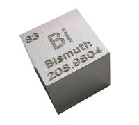 Il cubo, Cubo dell'elemento bismuto con simbolo Bi for l'educazione scientifica di diverse dimensioni(50x50x50mm)