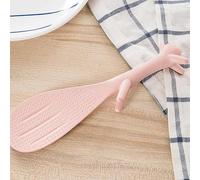 Il cucchiaio di riso in plastica con paglia di grano può essere utilizzato come padella antiaderente per servire spatola di riso