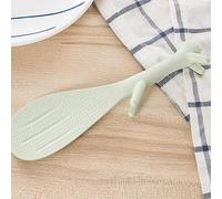 Il cucchiaio di riso in plastica con paglia di grano può essere utilizzato come padella antiaderente per servire spatola di riso