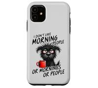 Il cucciolo privato del sonno non ama la mattina o le persone,Cane stanco Custodia per iPhone 11