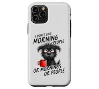 Il cucciolo privato del sonno non ama la mattina o le persone,Cane stanco Custodia per iPhone 11 Pro