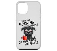 Il cucciolo privato del sonno non ama la mattina o le persone,Cane stanco Custodia per iPhone 12/12 Pro
