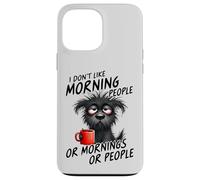 Il cucciolo privato del sonno non ama la mattina o le persone,Cane stanco Custodia per iPhone 13 Pro Max