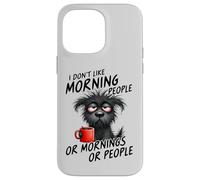 Il cucciolo privato del sonno non ama la mattina o le persone,Cane stanco Custodia per iPhone 14 Pro Max