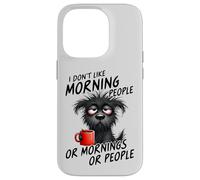 Il cucciolo privato del sonno non ama la mattina o le persone,Cane stanco Custodia per iPhone 14 Pro