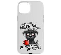 Il cucciolo privato del sonno non ama la mattina o le persone,Cane stanco Custodia per iPhone 15 Plus