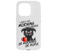 Il cucciolo privato del sonno non ama la mattina o le persone,Cane stanco Custodia per iPhone 15 Pro