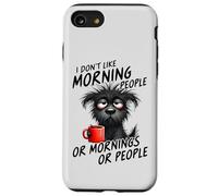 Il cucciolo privato del sonno non ama la mattina o le persone,Cane stanco Custodia per iPhone SE (2020) / 7/8