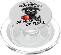 Il cucciolo privato del sonno non ama la mattina o le persone,Cane stanco PopSockets PopGrip per MagSafe