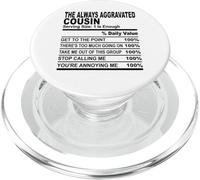 Il cugino sempre concordato cugini divertenti uomini donne PopSockets PopGrip per MagSafe