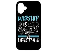 Il culto del cristianesimo è uno stile di vita Musica Note cristiane Custodia per iPhone 16 Plus