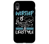 Il culto del cristianesimo è uno stile di vita Musica Note cristiane Custodia per iPhone XR