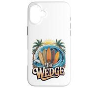 Il cuneo Newport al Beach Shore Break Surf Scene Custodia per iPhone 16 Plus