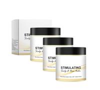 Il cuoio capelluto stimolante e balsamo per capelli - Cappon e capelli nutrenti, miscela di burro di karitè e burro di mango, crema idratante per la cura dei capelli (3)