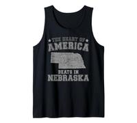 Il Cuore d America batte in Nebraska Stato USA Canotta