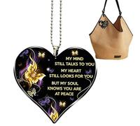 Il Cuore Decorazione Per Auto,Appendino 'Amore Automobilistico | Cuore Per l'Auto Ciondoli - Adatto a Donne, Uomini, Ragazze, Auto, Interni e Anche Zaino