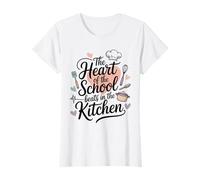 Il Cuore della Scuola Batte in Cucina Pranzo Signora Maglietta