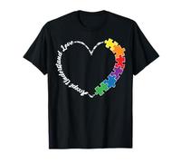 Il Cuore dellautismo accetta capire lamore Mese della consapevolezza autistica Maglietta