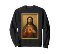 Il Cuore di Gesù Cristo - Icon Cattolico Sacro Cuore Felpa