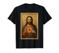 Il Cuore di Gesù Cristo - Icon Cattolico Sacro Cuore Maglietta