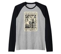 Il Cuore Dice Che Le Ginocchia Dicono Il Balcone Carta dei Maglia con Maniche Raglan