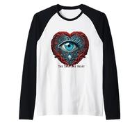 Il Cuore rivelatore di Edgar Allan Poe Maglia con Maniche Raglan