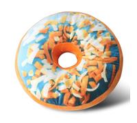 il cuscino, Cuscino for sedile rotondo creativo a forma di ciambella | Stampa 3D | Morbido e resistente | supporto for la schiena for uso interno(C)