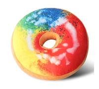 il cuscino, Cuscino for sedile rotondo creativo a forma di ciambella | Stampa 3D | Morbido e resistente | supporto for la schiena for uso interno(B)